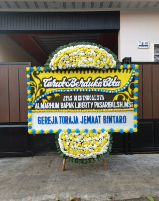 Papan Bunga Duka di Toboleu